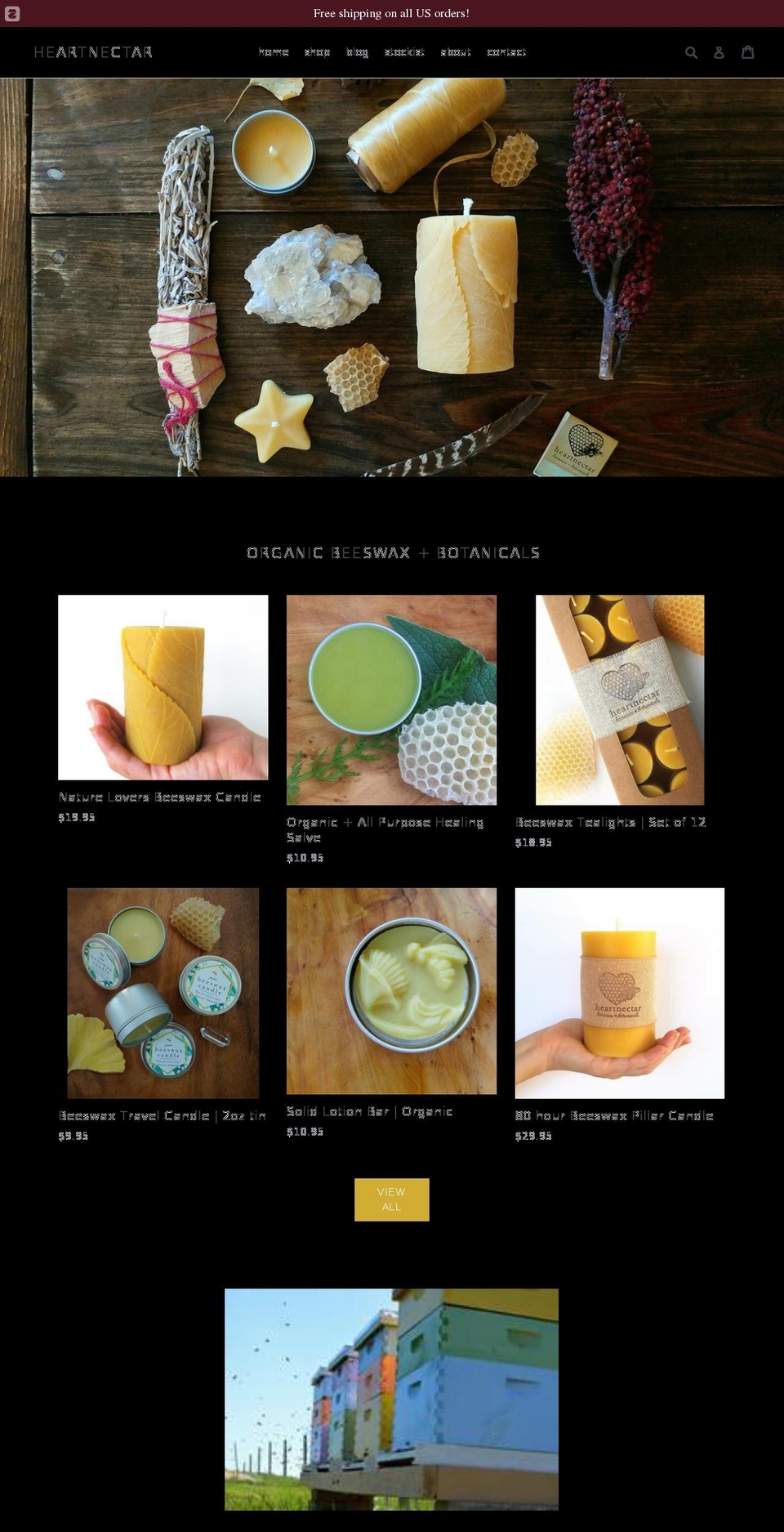 heart-nectar.com — Shopify storefront screenshot