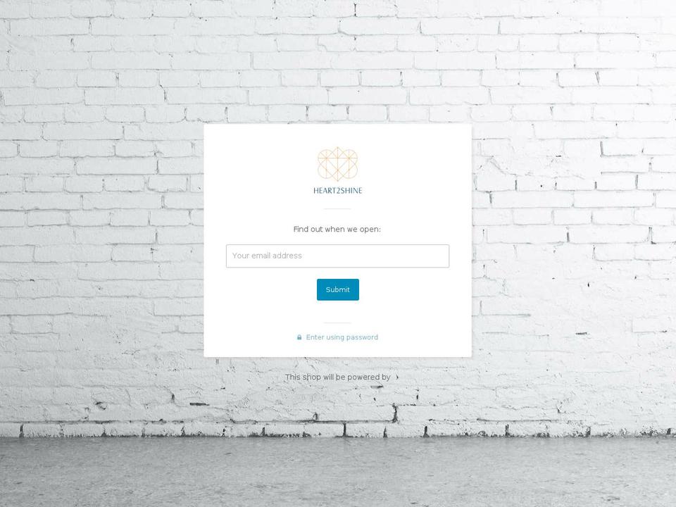 heart2shinefloweressences.com — Shopify storefront screenshot