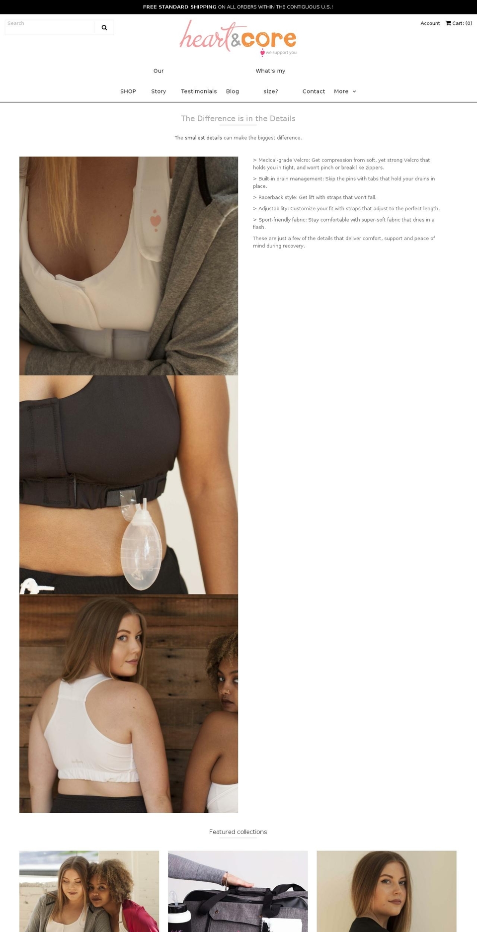 heartandcore.com — Shopify storefront screenshot