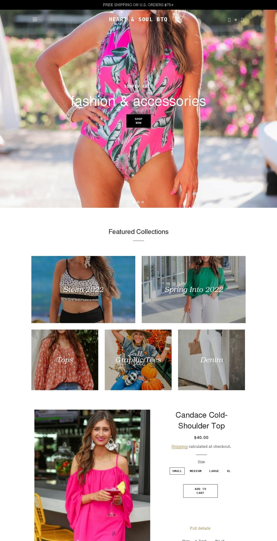 heartandsoulbtq.com shopify website screenshot