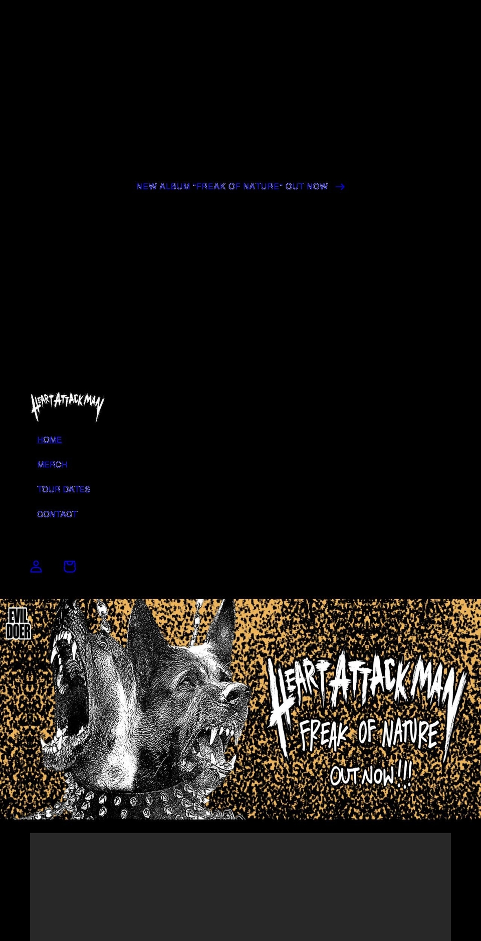 heartattackman.com shopify website screenshot