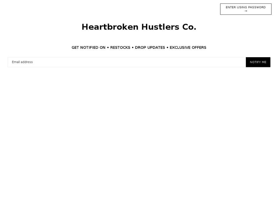 belle-demo-full-width Shopify theme site example heartbrokenhustlers.com