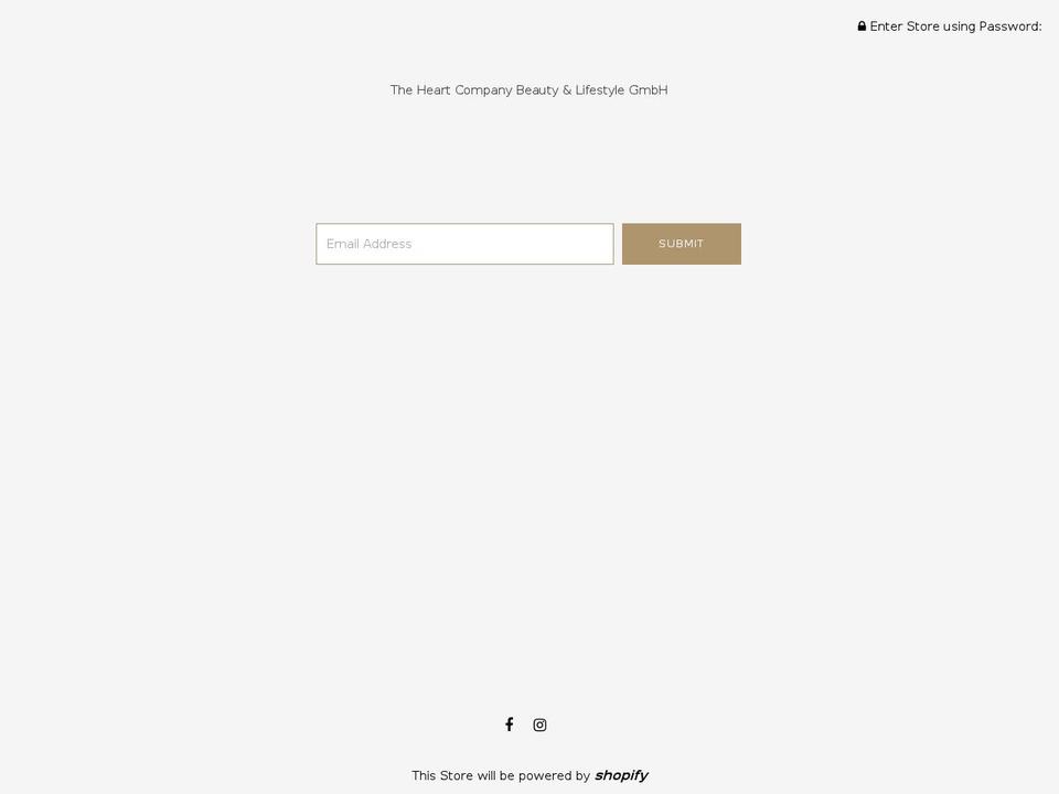 heartcompany.de shopify website screenshot