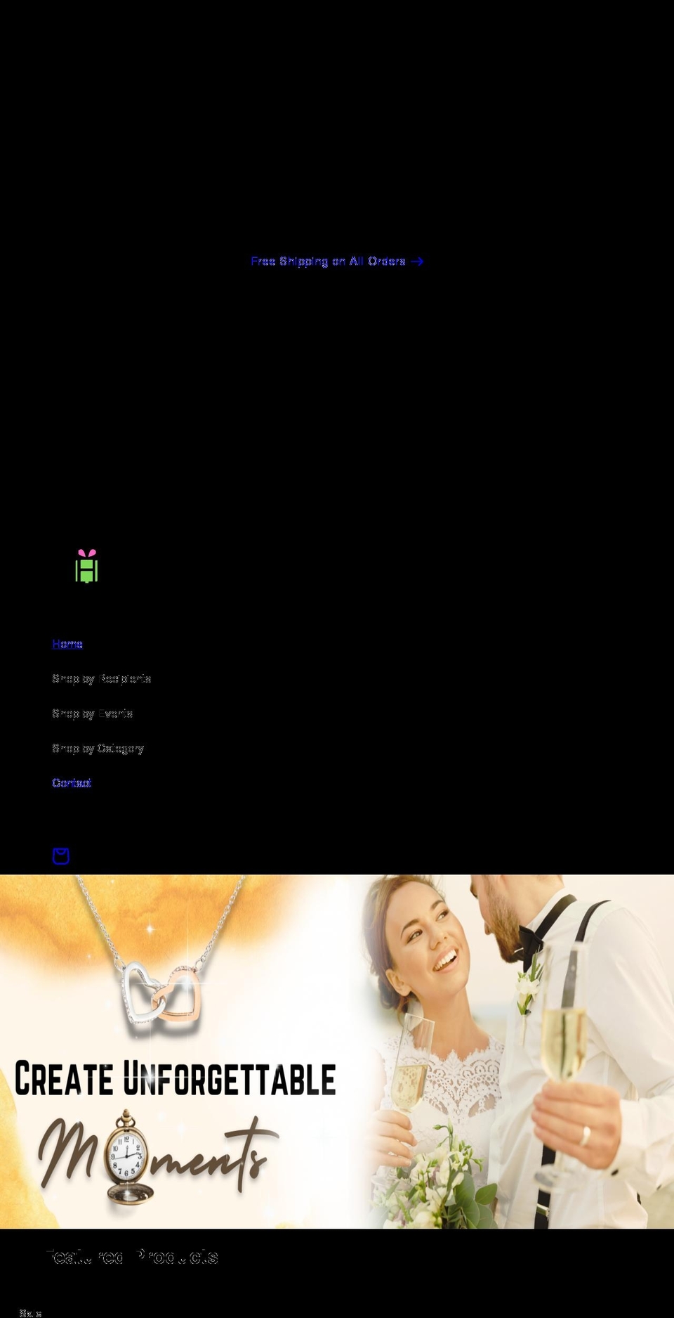 heartgifted.com shopify website screenshot