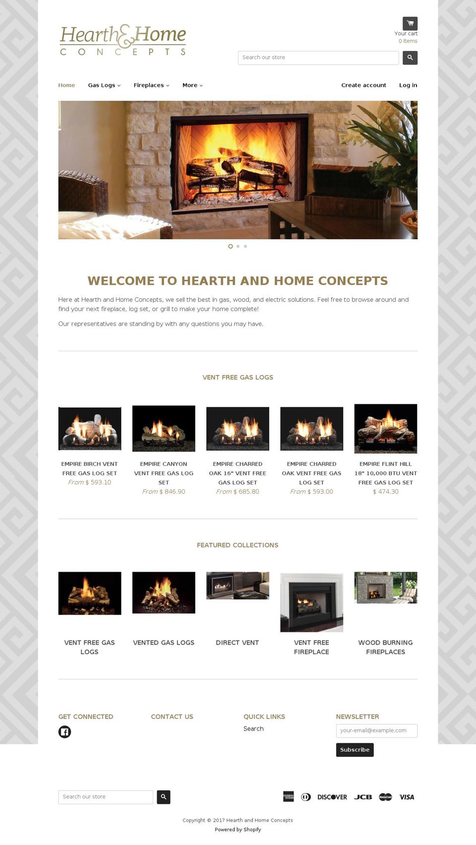 hearthandhomeconcepts.com shopify website screenshot