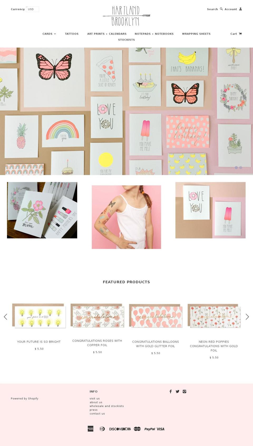 heartlandbrooklyn.com shopify website screenshot