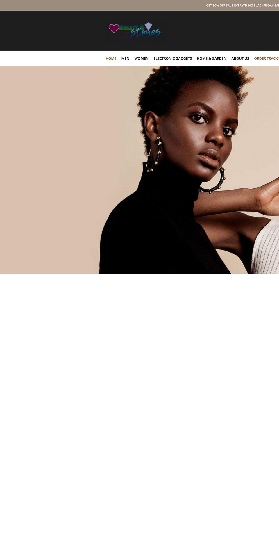 heartnstones.com shopify website screenshot