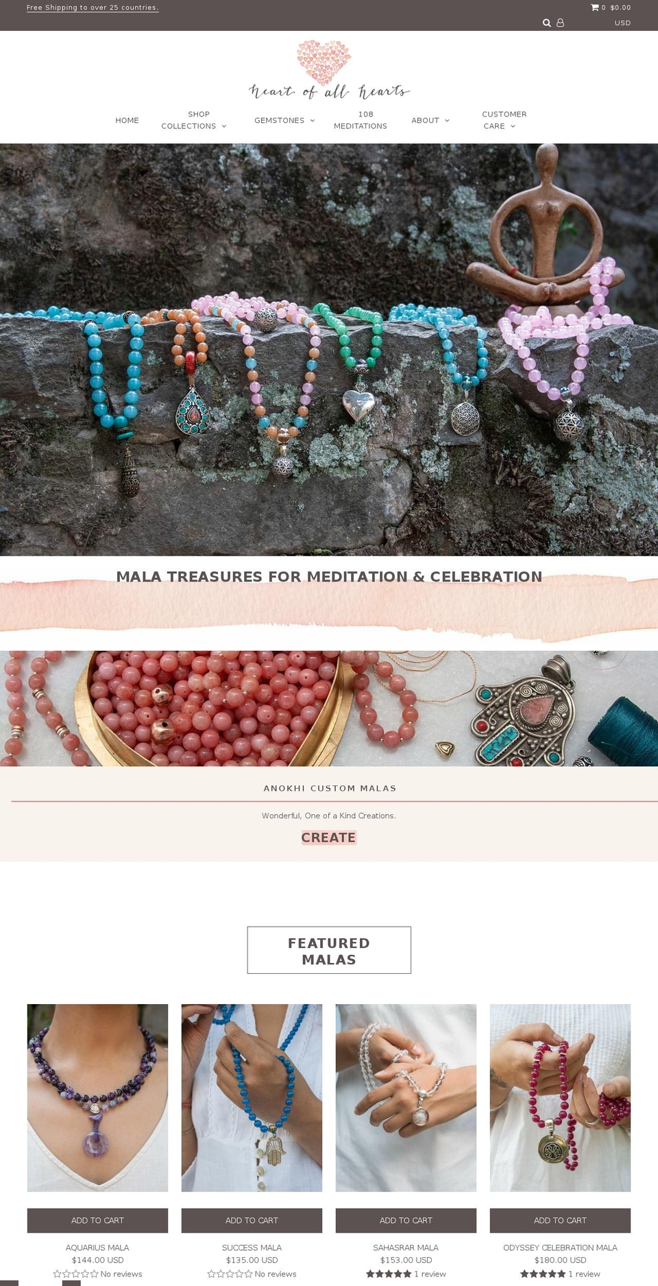 heartofallhearts.com — Shopify storefront screenshot