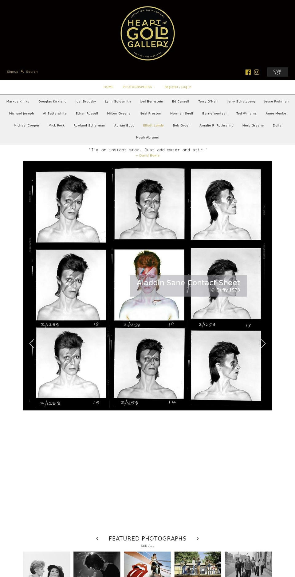 heartofgoldfineart.org shopify website screenshot