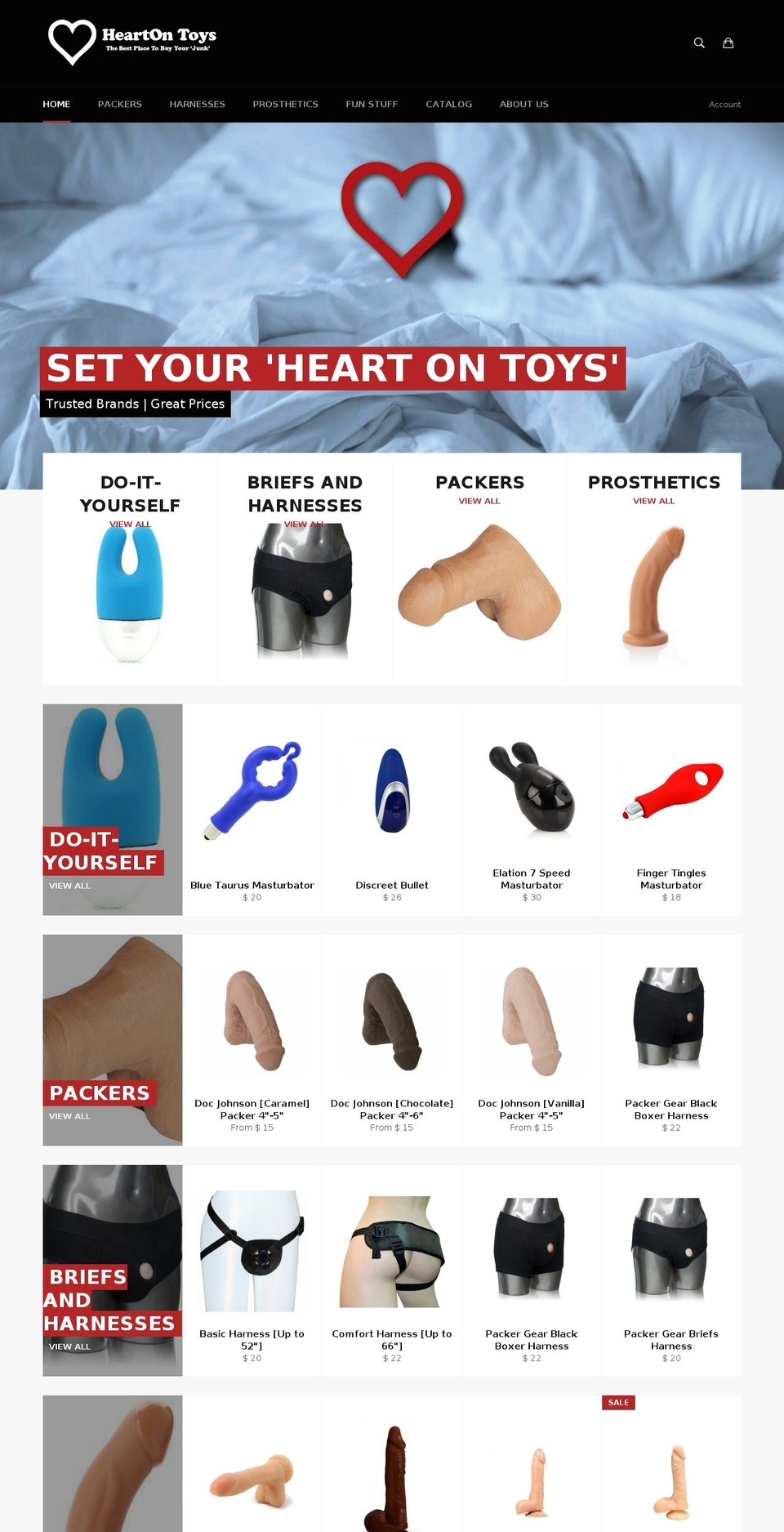 heartontoys.com shopify website screenshot