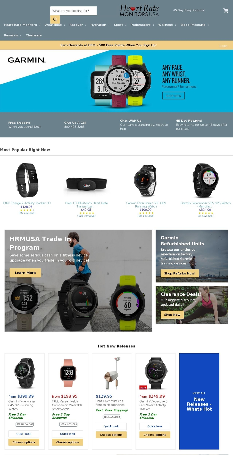 heartratemonitorsusa.co shopify website screenshot