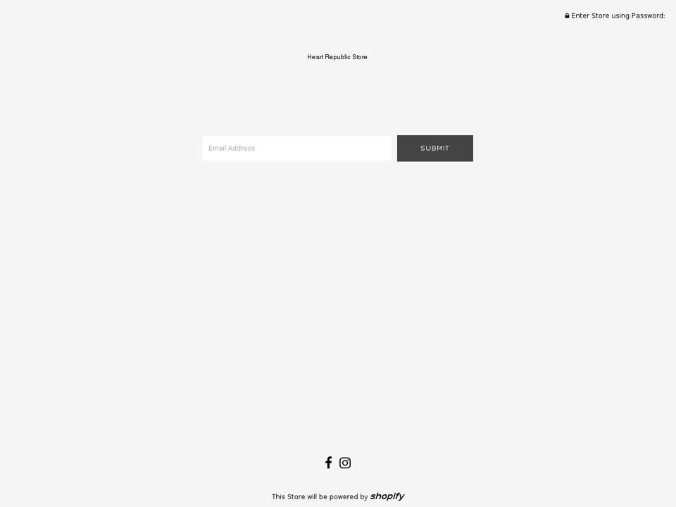 heartrepublic.store shopify website screenshot