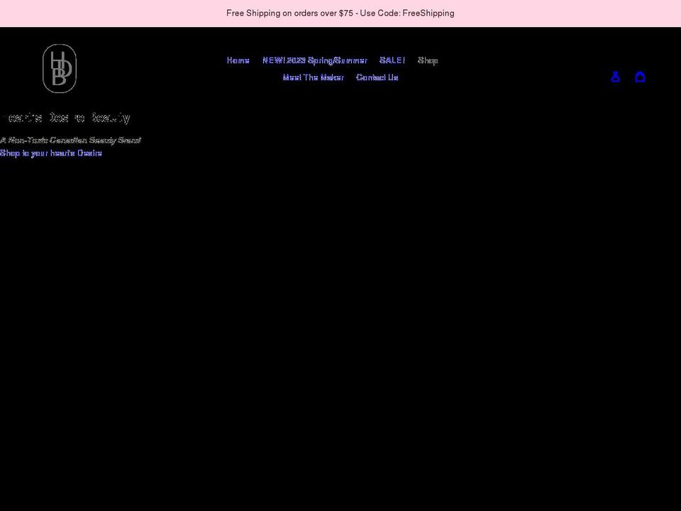 heartsdesirebeauty.com shopify website screenshot