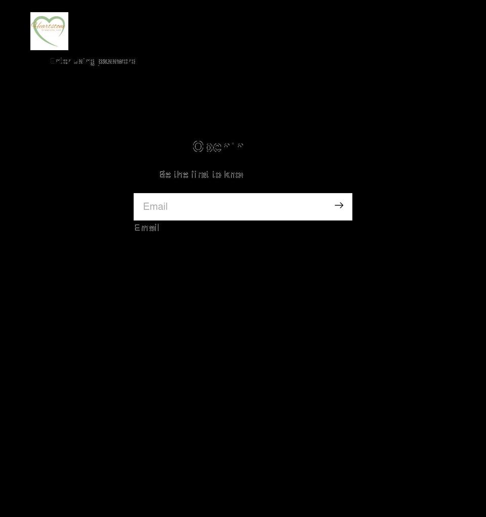 heartstonecreations.com shopify website screenshot