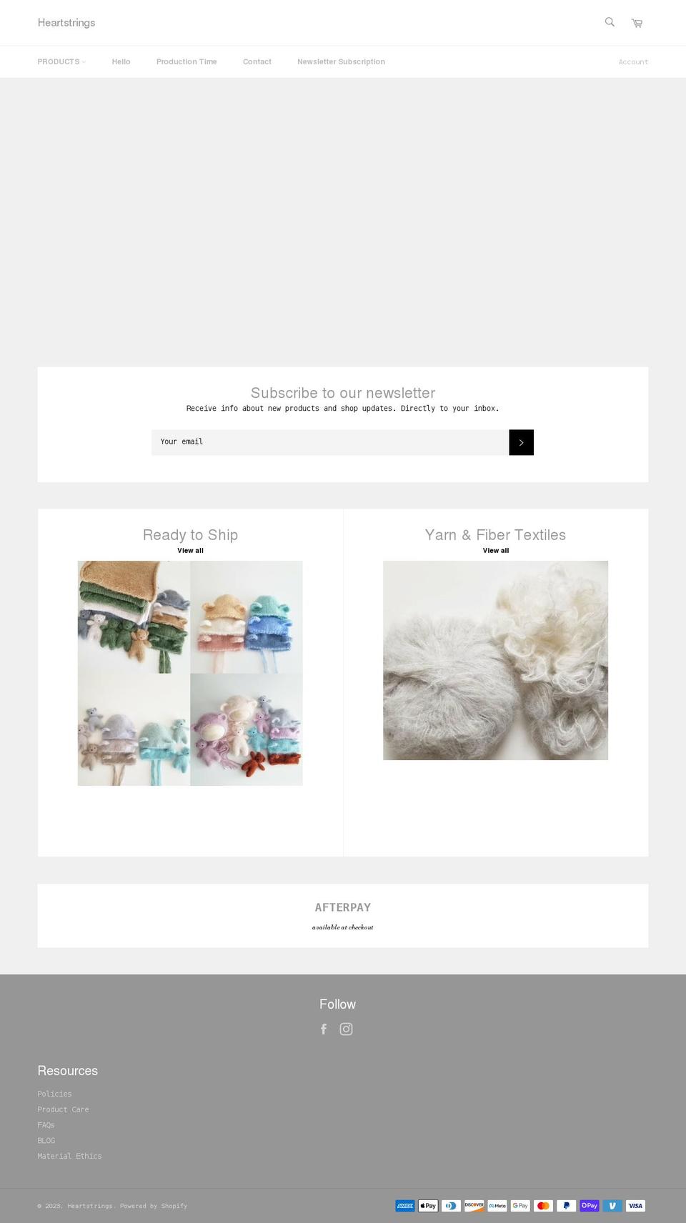 heartstringsbysusi.com shopify website screenshot