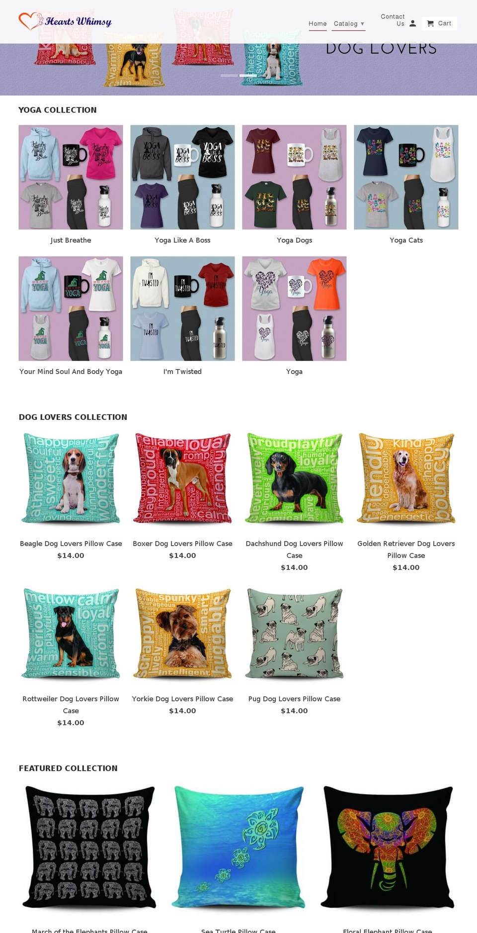 heartswhimsy.com — Shopify storefront screenshot