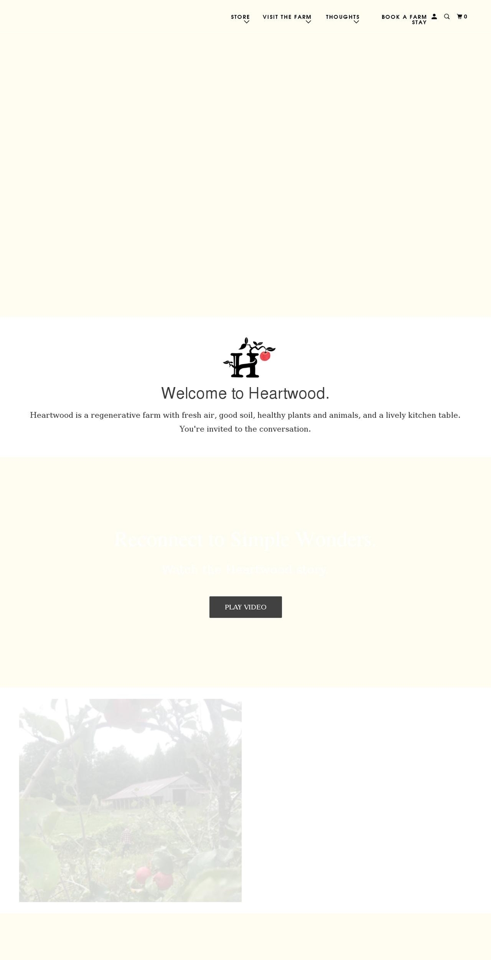 Active Website Shopify theme site example heartwoodfarm.ca
