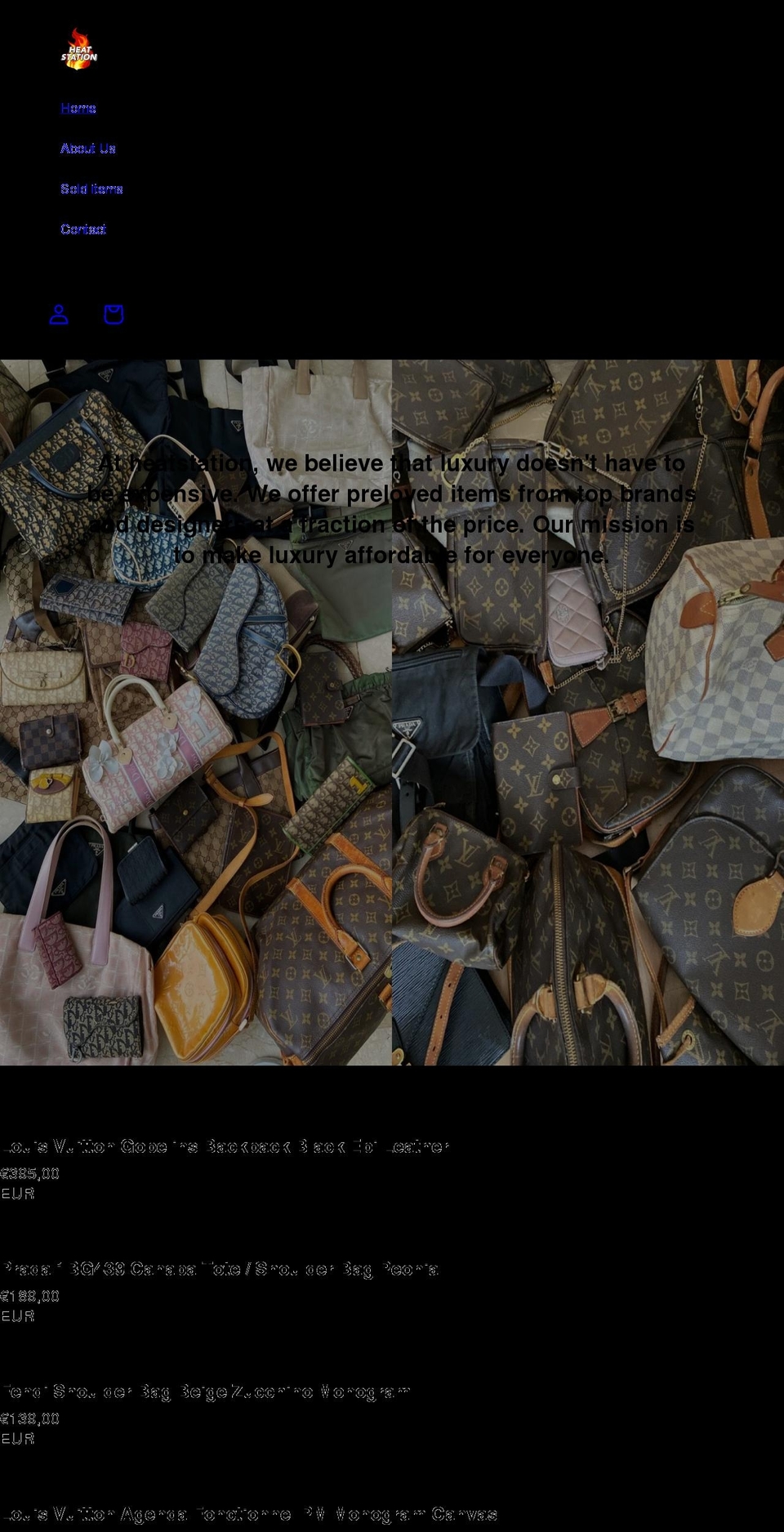heat-station.com shopify website screenshot