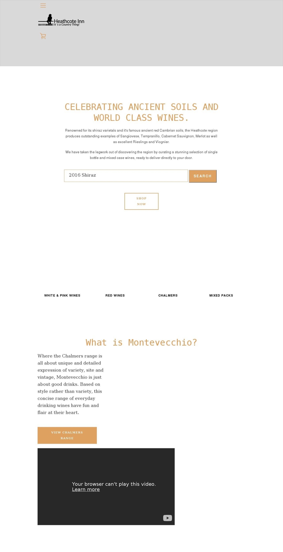 heathcotewine.shop shopify website screenshot