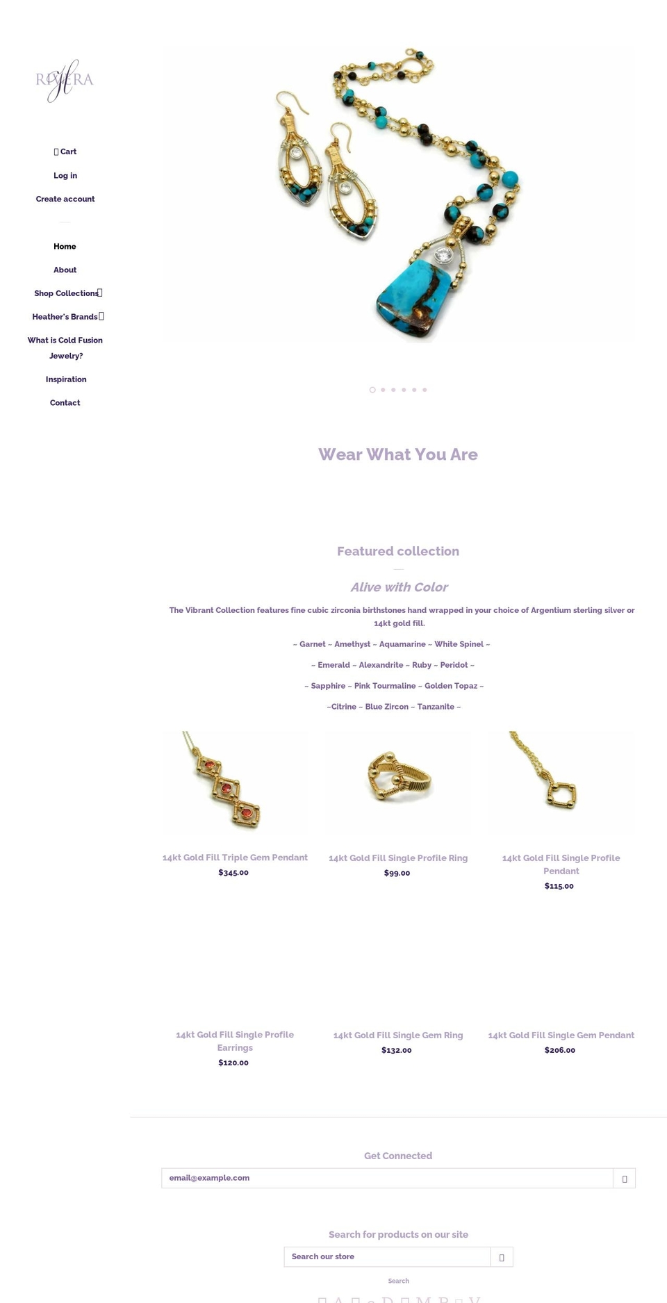 heatherriveradesigns.com — Shopify storefront screenshot