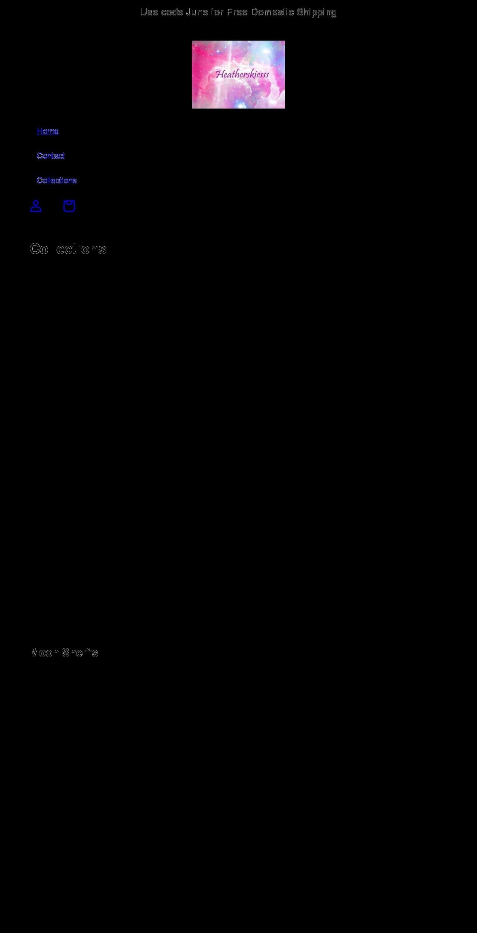 heatherskiesss.com shopify website screenshot