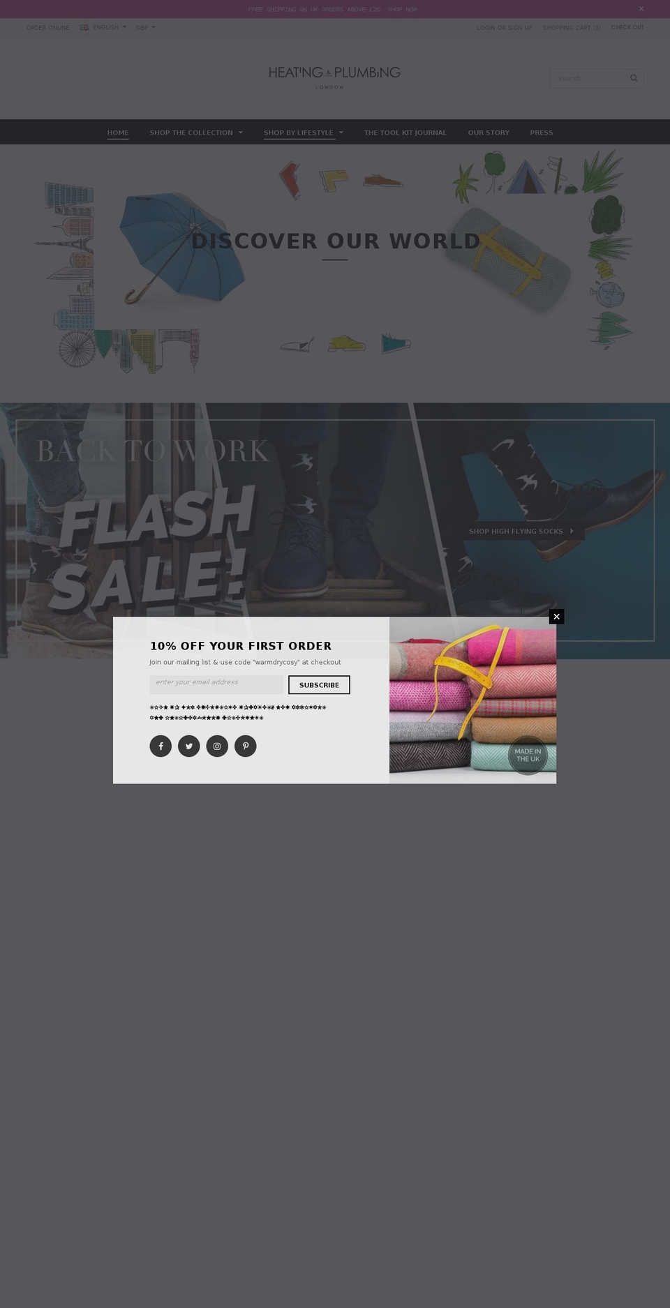 heating-and-plumbing.com — Shopify storefront screenshot