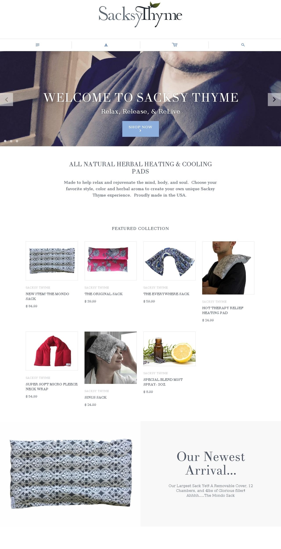 heatsack.com shopify website screenshot