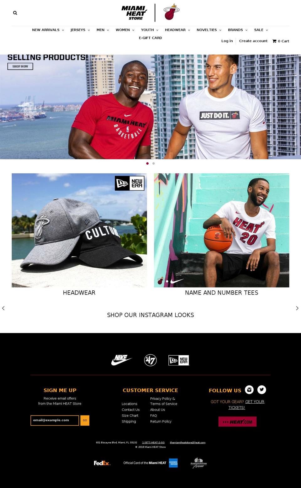 heatshirts.com — Shopify storefront screenshot