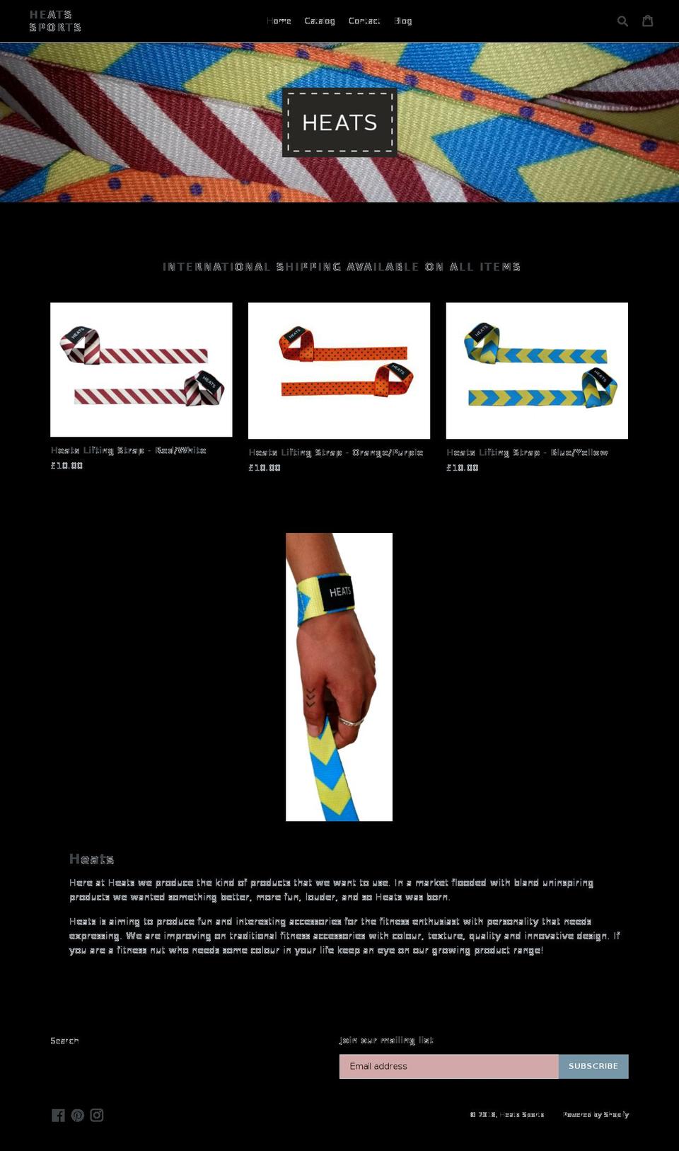 heatssports.com — Shopify storefront screenshot