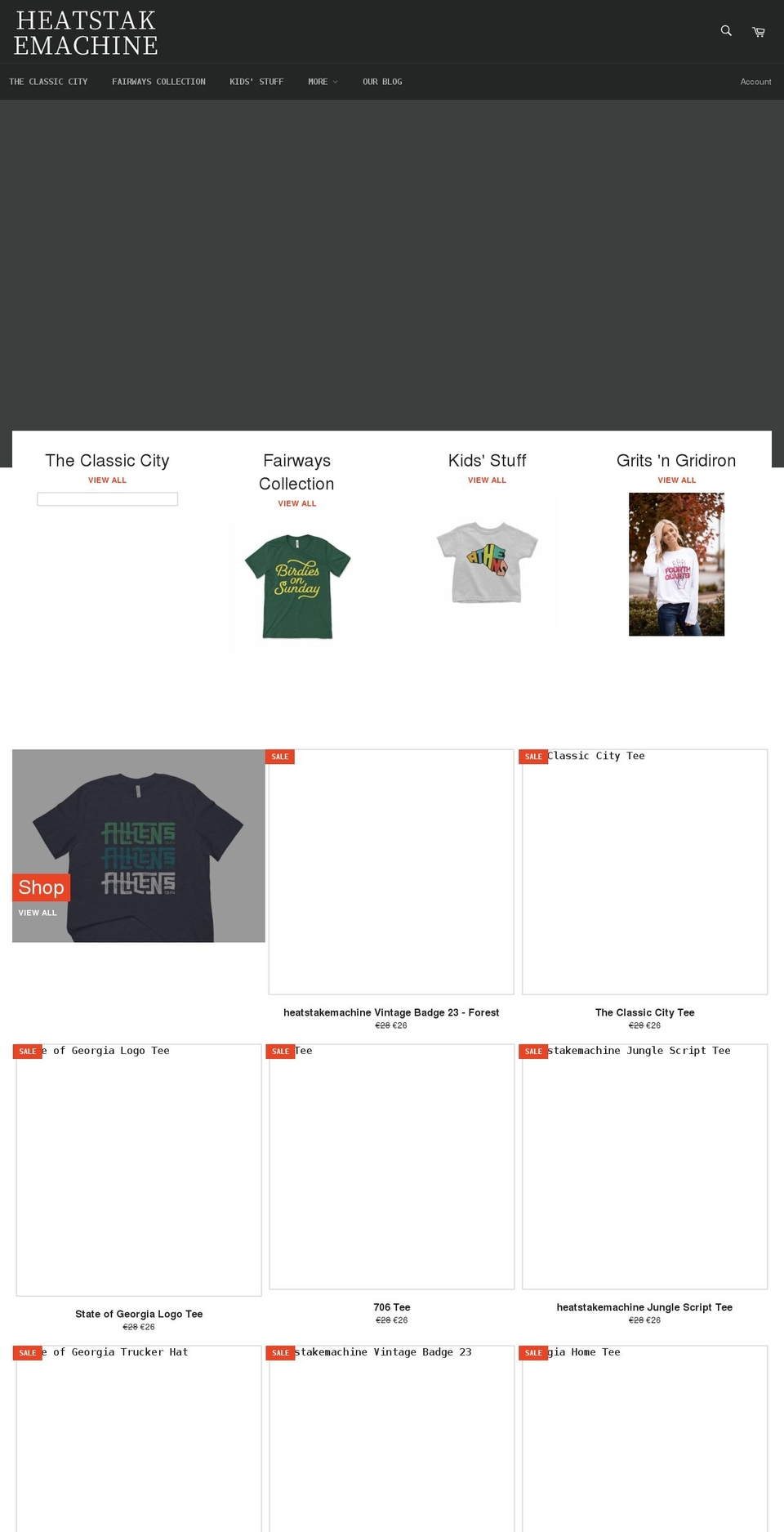 heatstakemachine.com shopify website screenshot