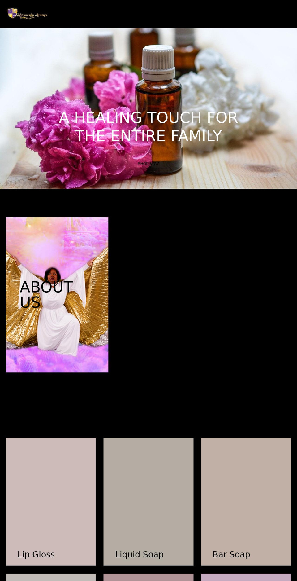 heavenlyaroma.org shopify website screenshot