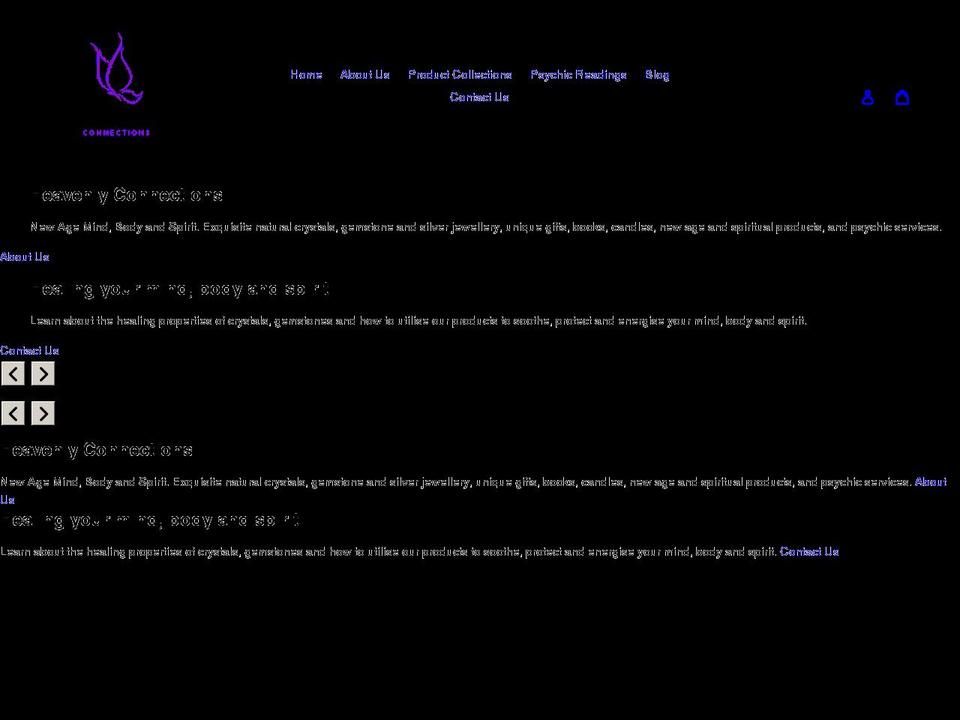 heavenlyconnections.com.au shopify website screenshot
