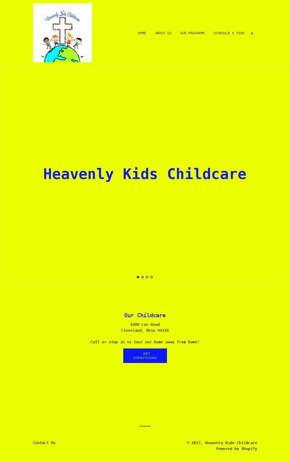 heavenlykidszc.com shopify website screenshot