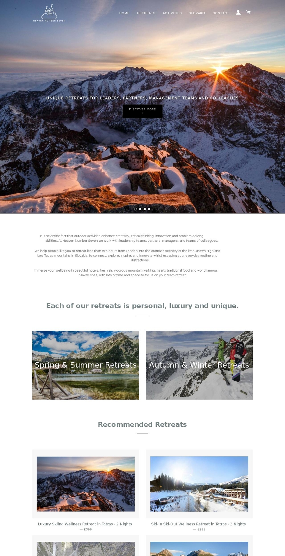 heavennumberseven.com shopify website screenshot