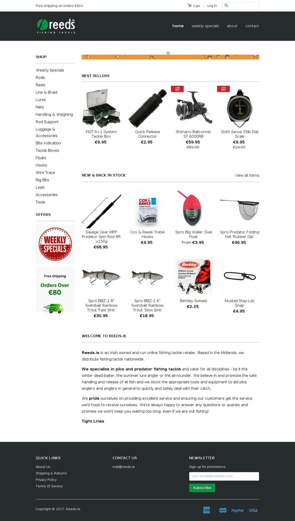 heaviestfish.com shopify website screenshot