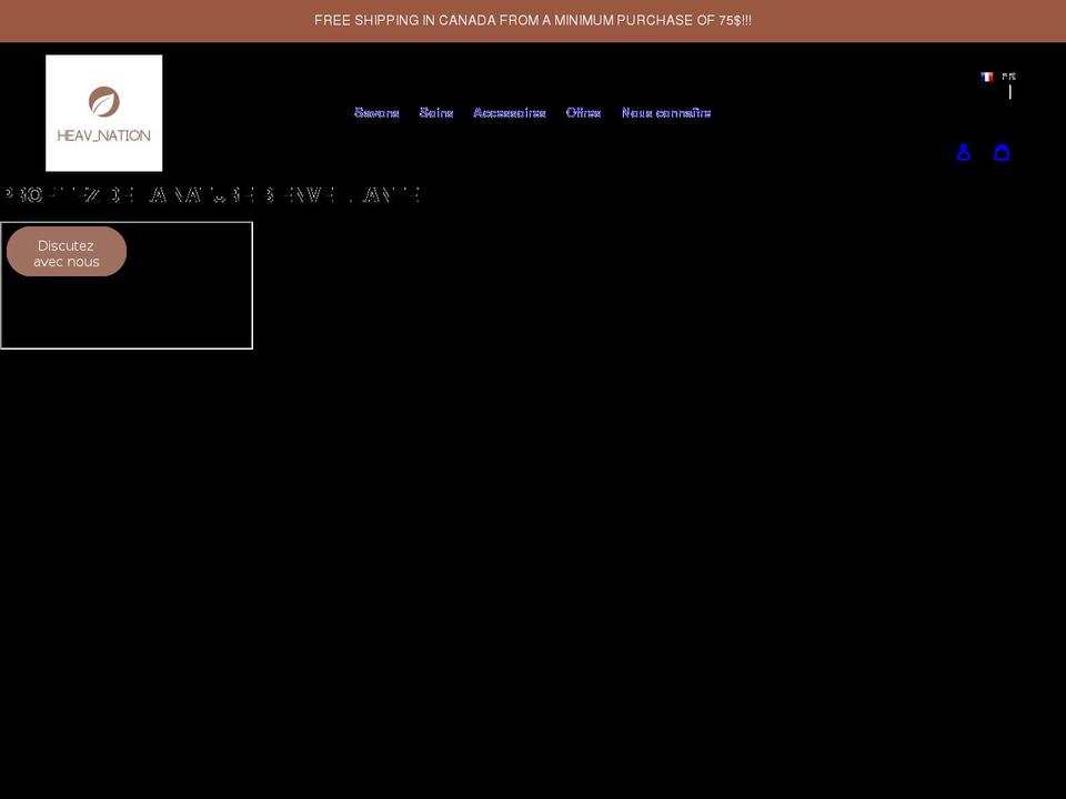 heavnation.com shopify website screenshot