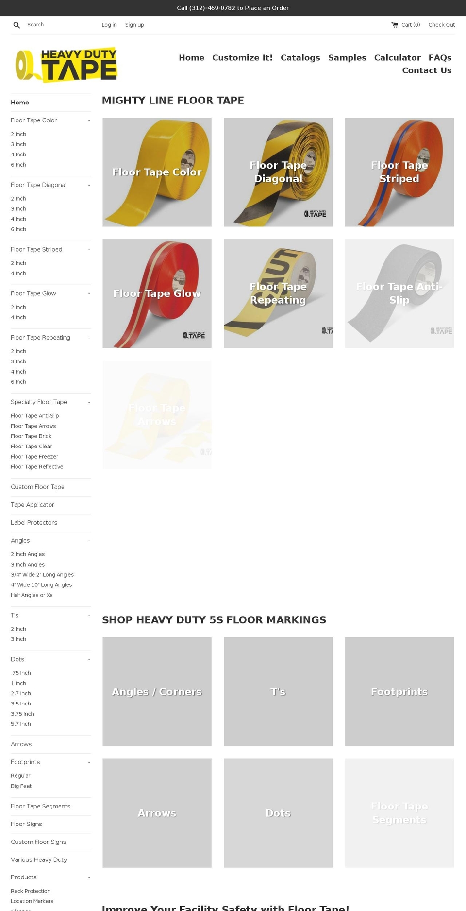Heavy Duty Tape Shopify theme site example heavydutytapes.com