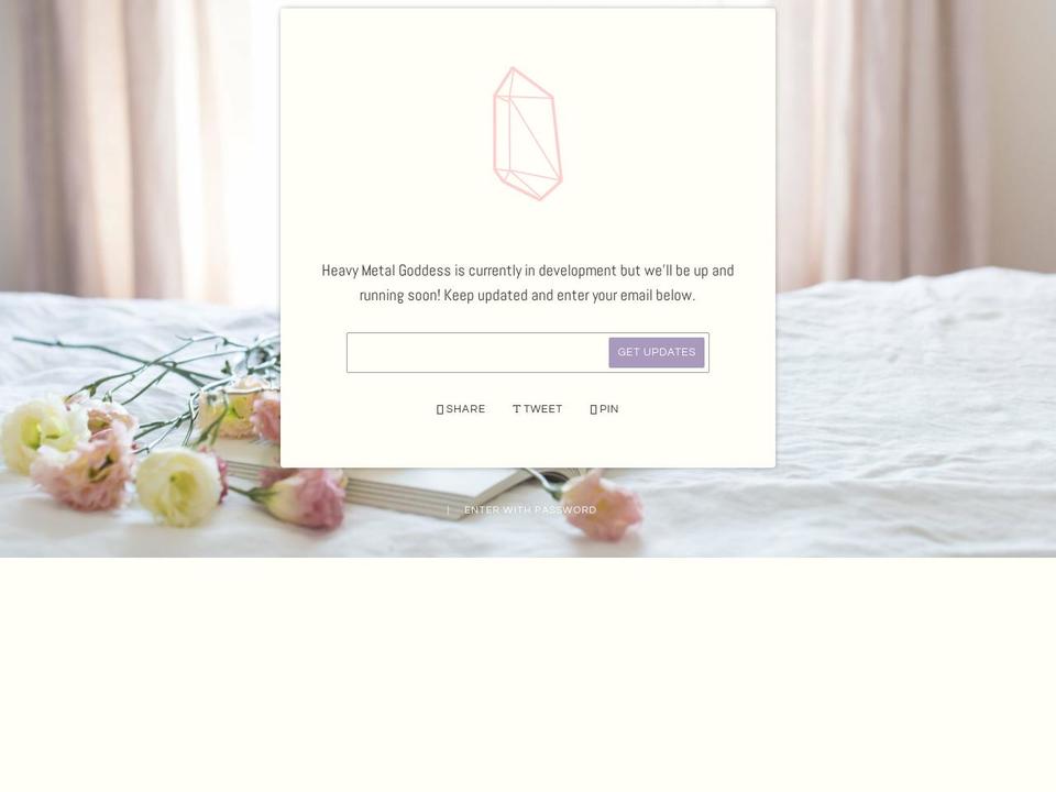 heavymetalmaiden.myshopify.com shopify website screenshot