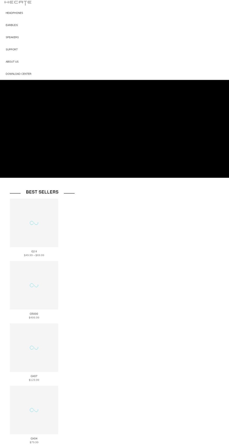 hecategaming.com shopify website screenshot