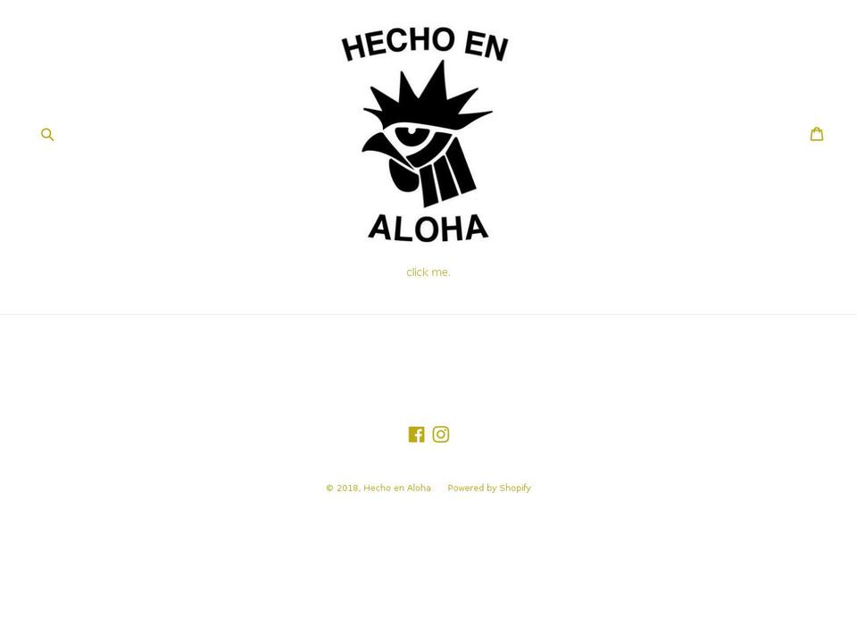 hechoenaloha.com — Shopify storefront screenshot