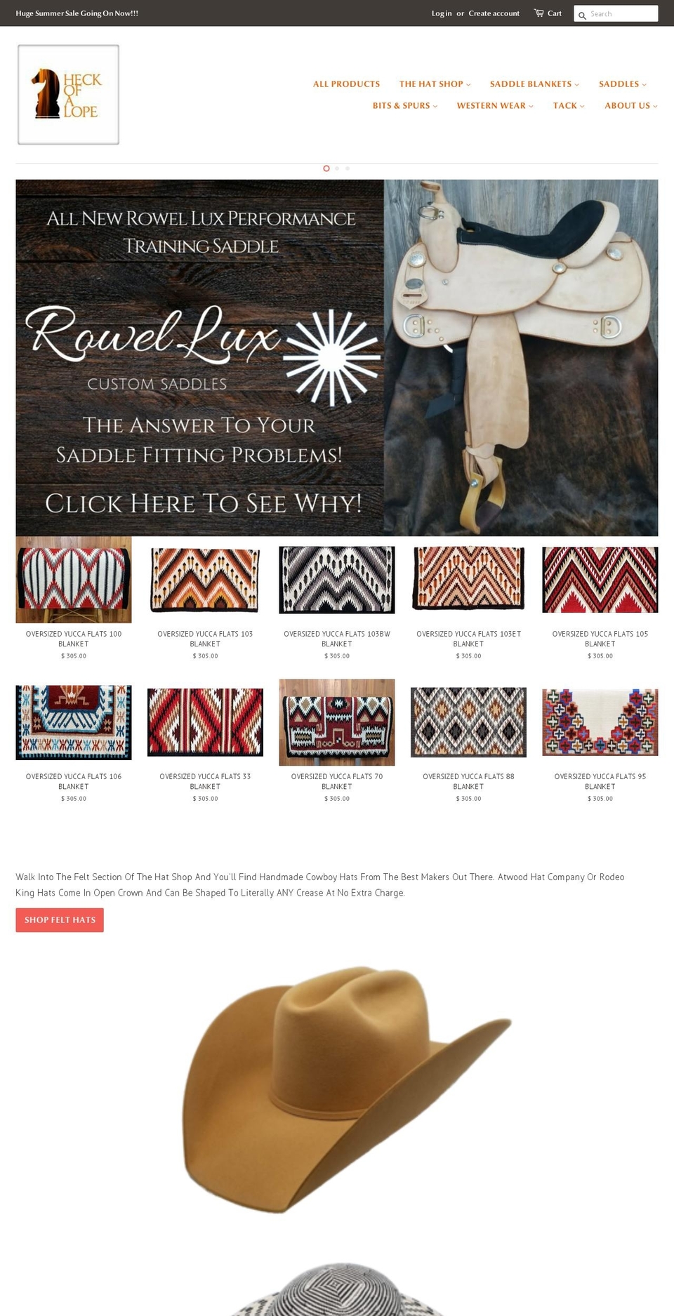 heckofalope.com — Shopify storefront screenshot