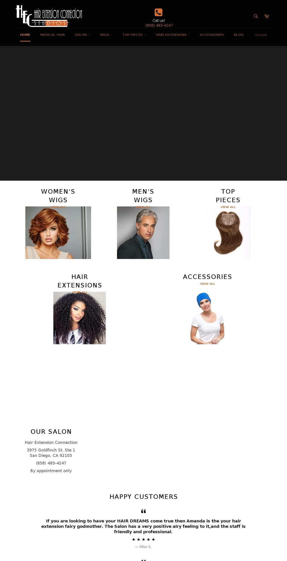 hecstudios.net shopify website screenshot