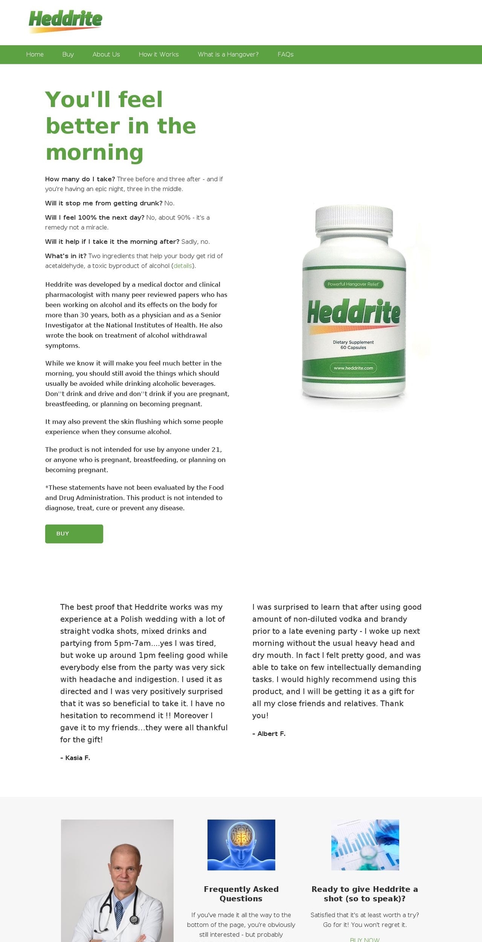 heddrite.com — Shopify storefront screenshot