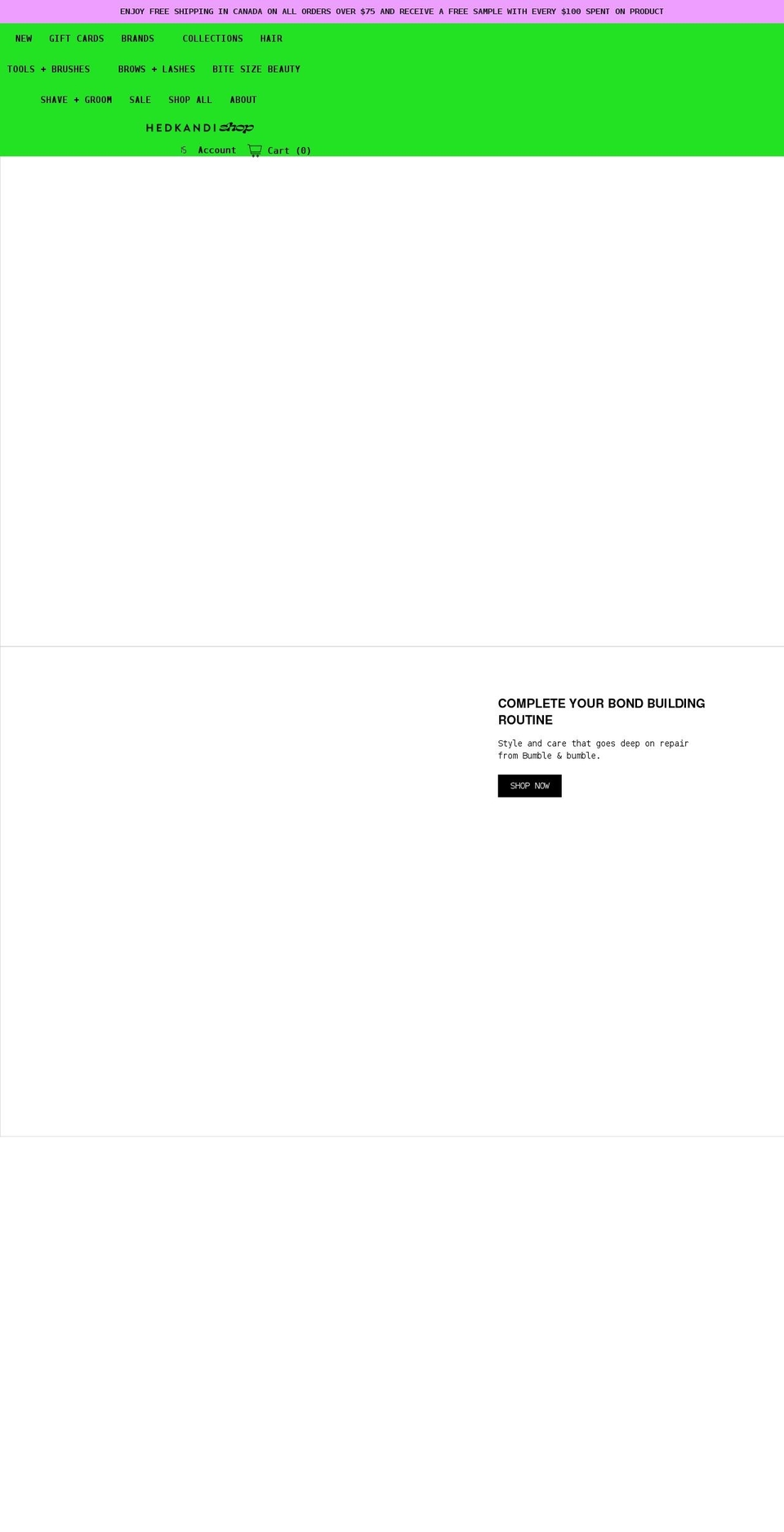hedkandi.shop shopify website screenshot