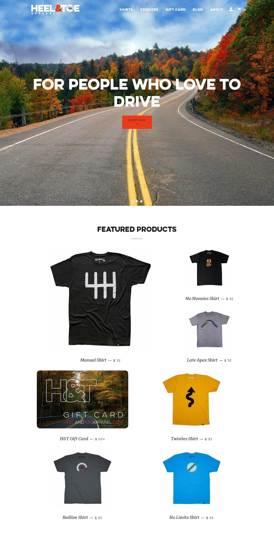 heelandtoeapparel.com shopify website screenshot