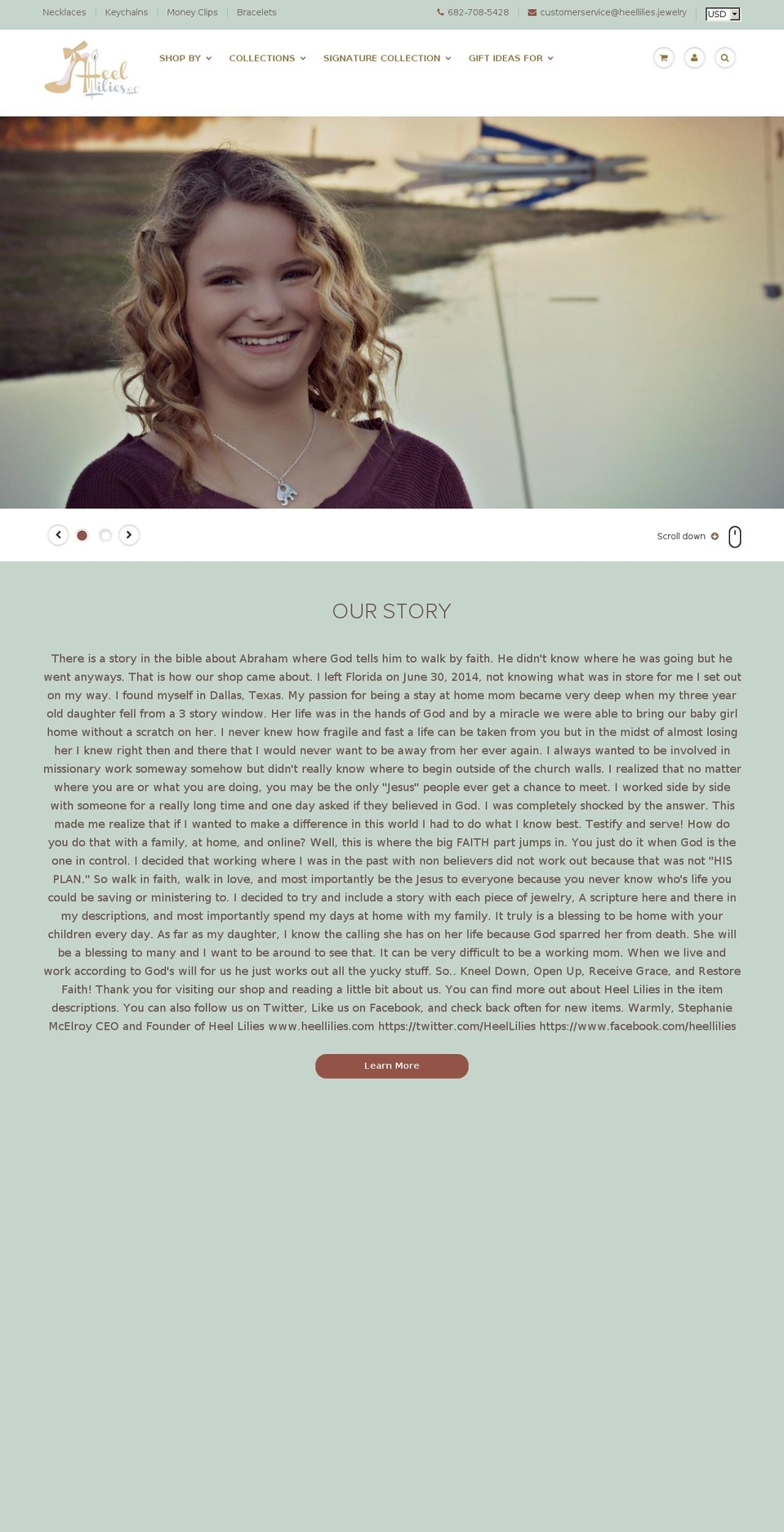 heellily.com shopify website screenshot