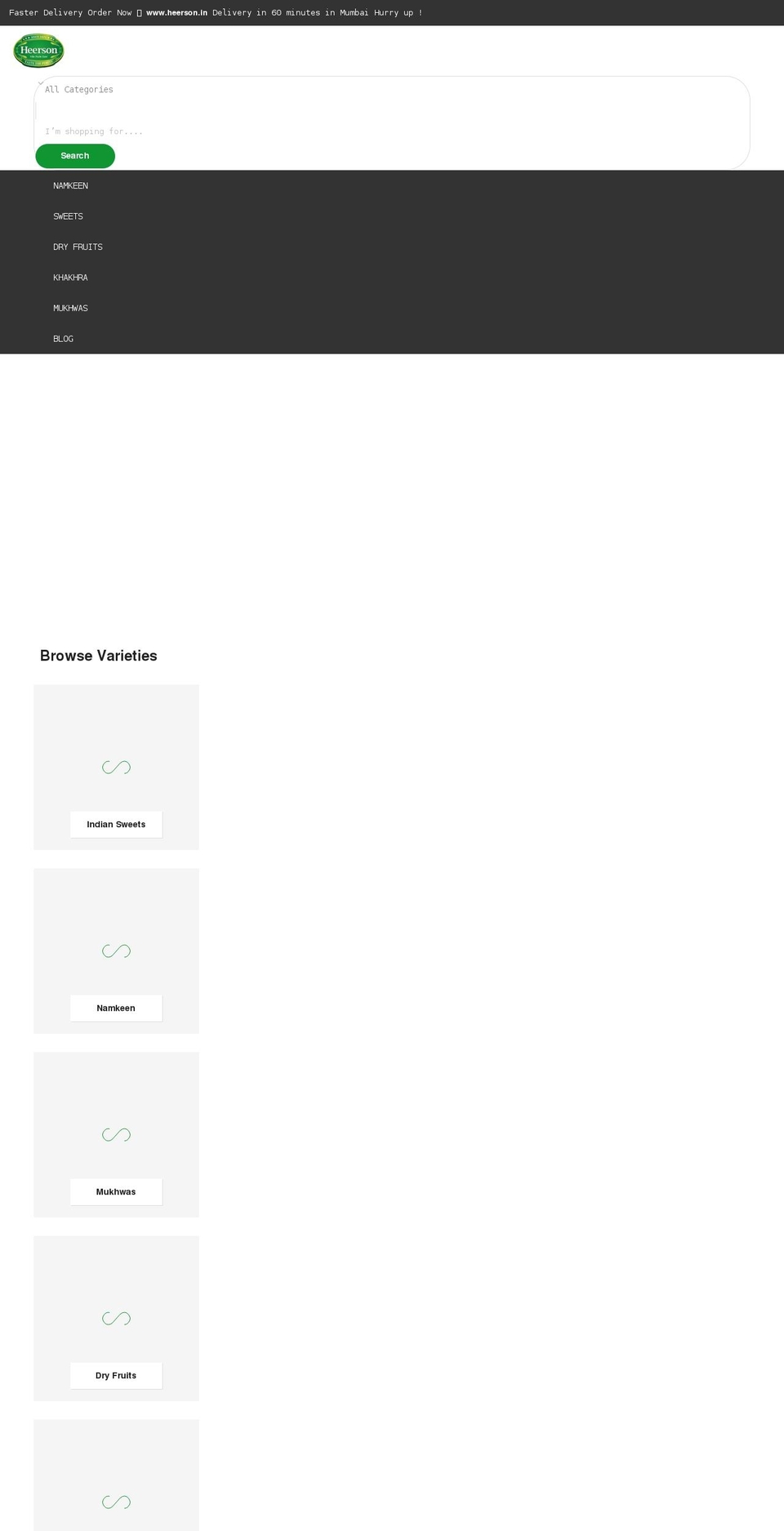 heerson.com shopify website screenshot