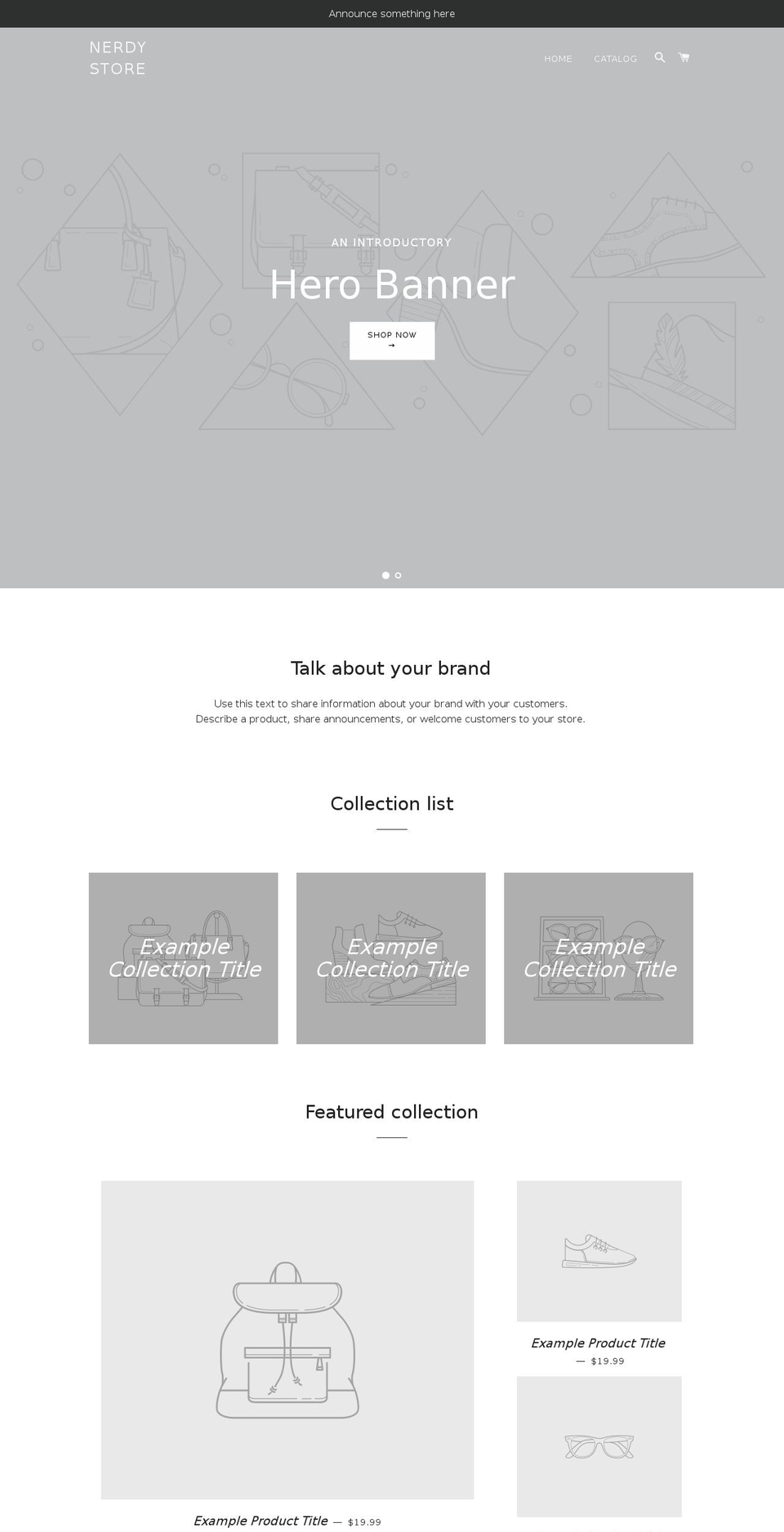 hehestore.com — Shopify storefront screenshot