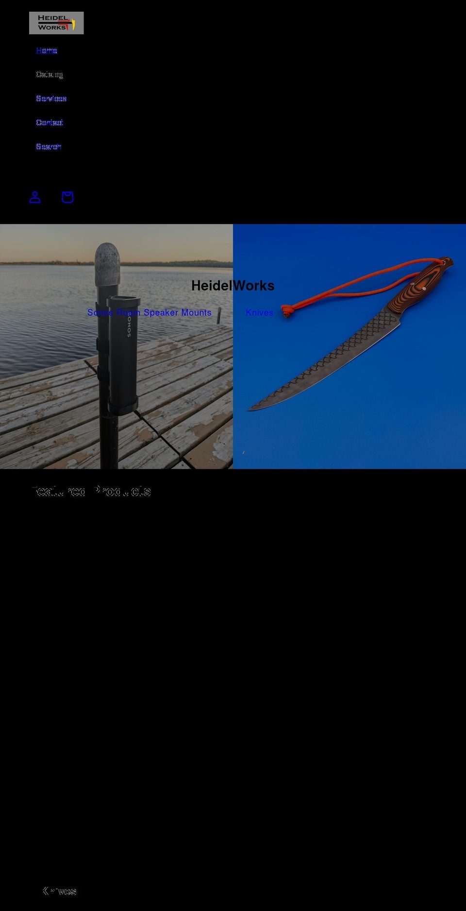 heidelworks.com shopify website screenshot