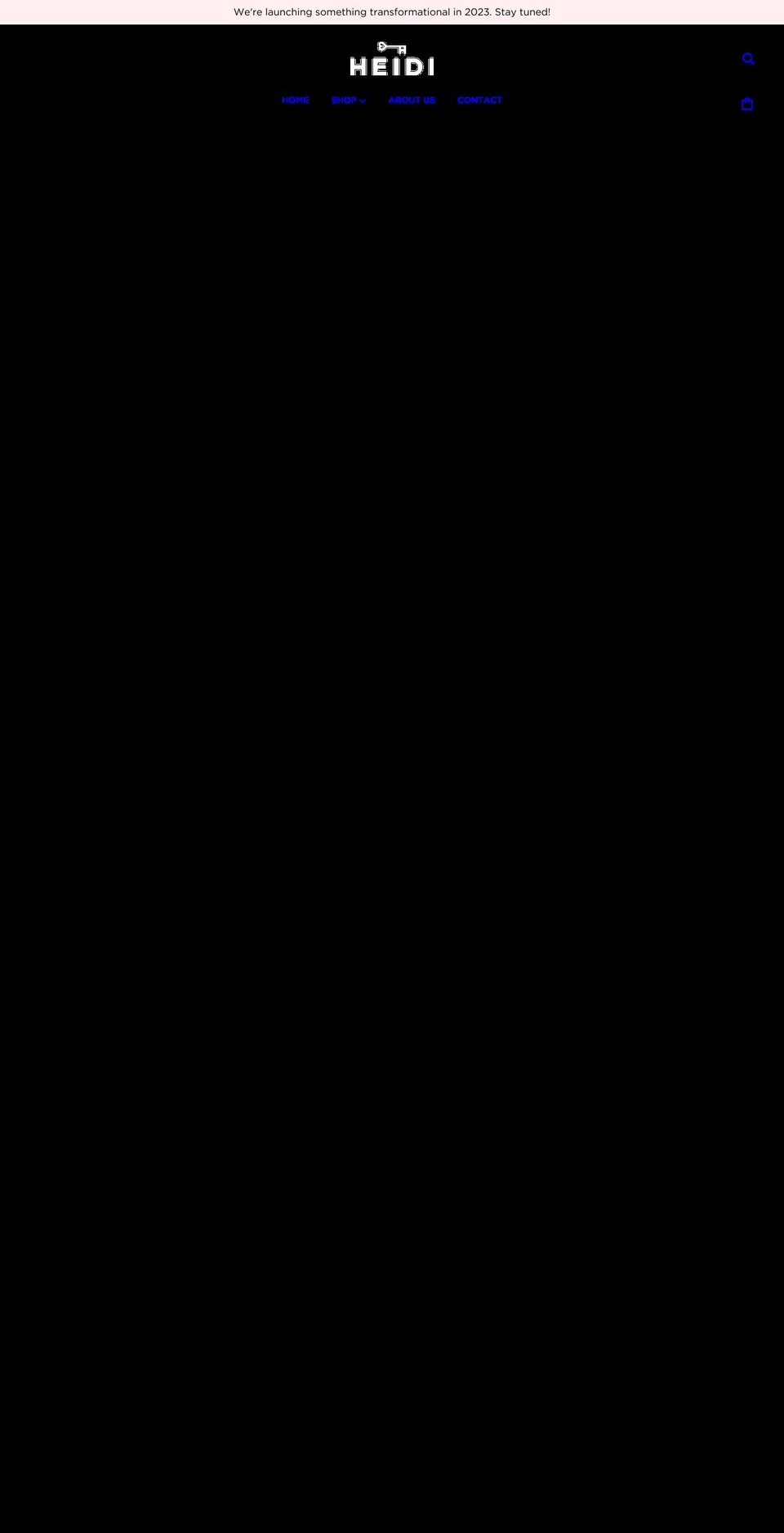 heidipocket.com shopify website screenshot